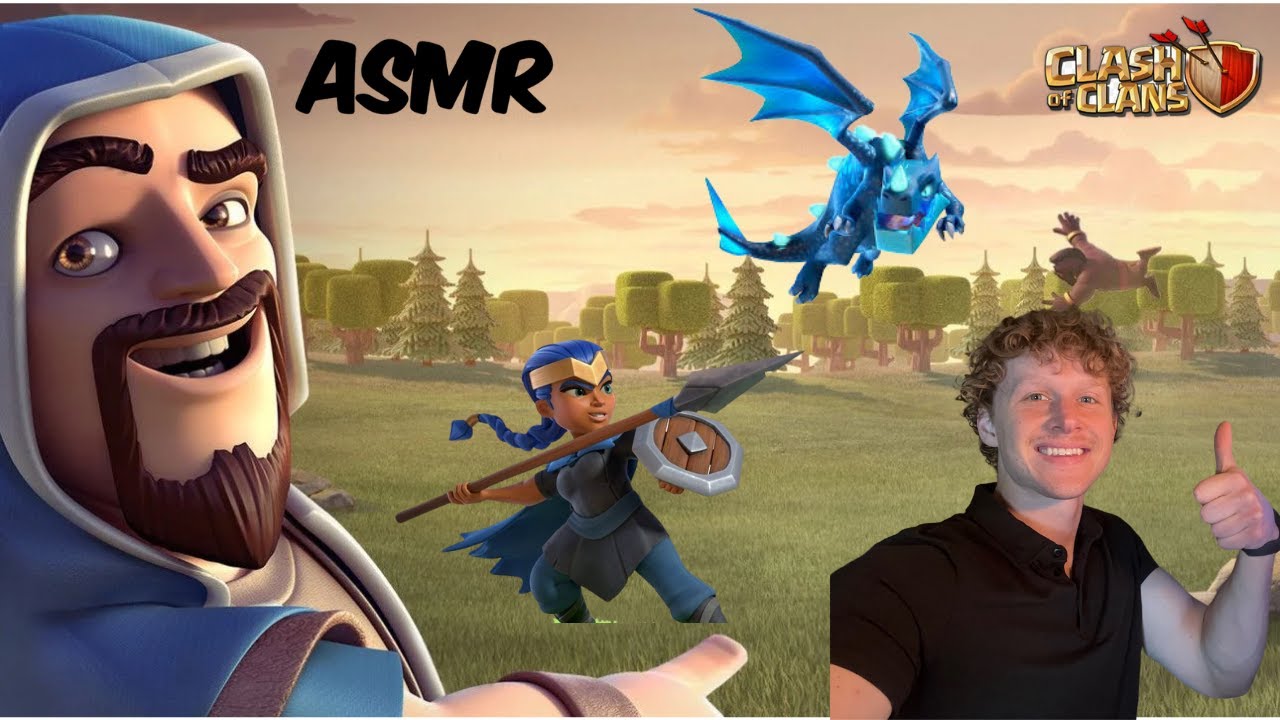 ASMR Clash Of Clans!  War attacks | New Update |  Loot Grind