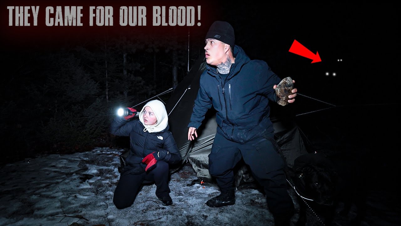 (CAUGHT IN A CRYPTID DEN!) IT HUNTED US while WINTER CAMPING In THE HAUNTED APPALACHIANS