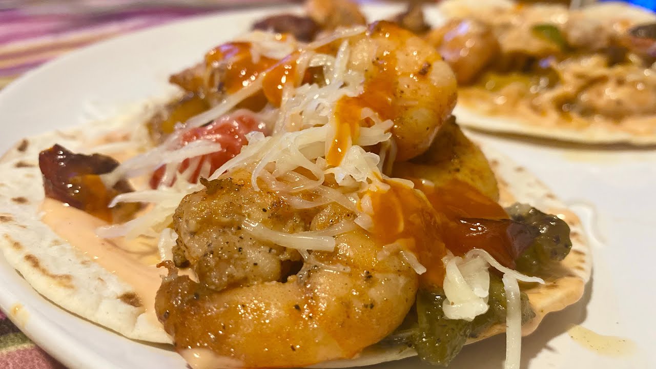 shrimp tacos recipe   | وصفة طاكوس بالقمرون رهيبة