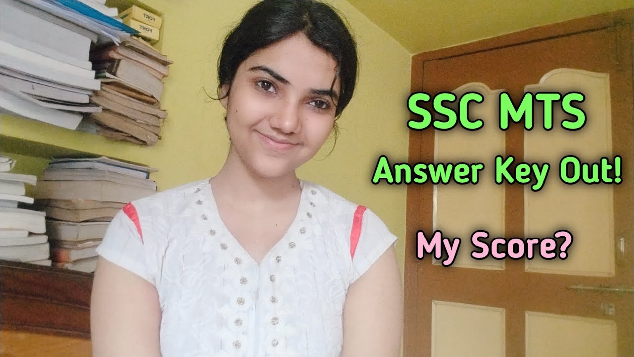 SSC MTS Answer Key Out! || My Score