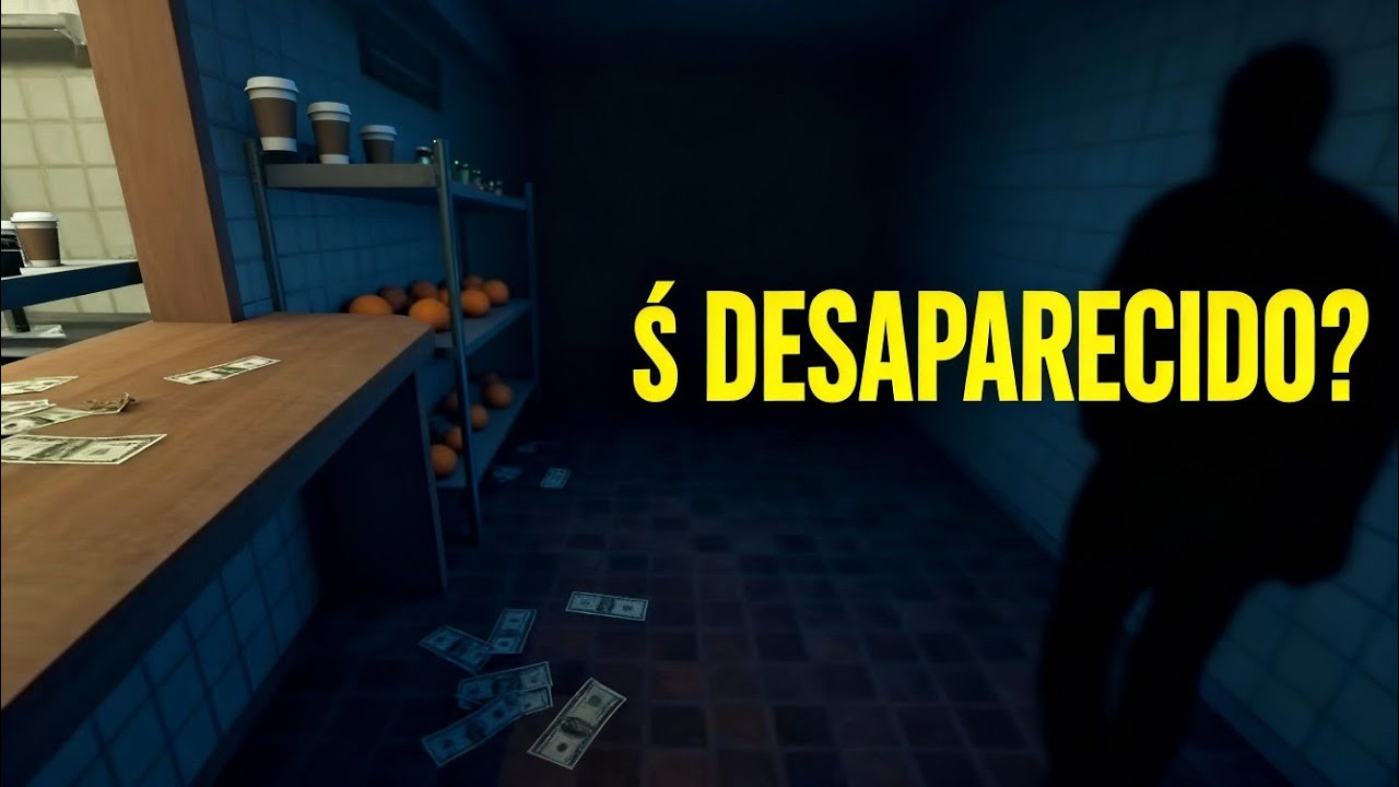 Uñ hombre desaparesio trabajando en un kiosca:kiosk