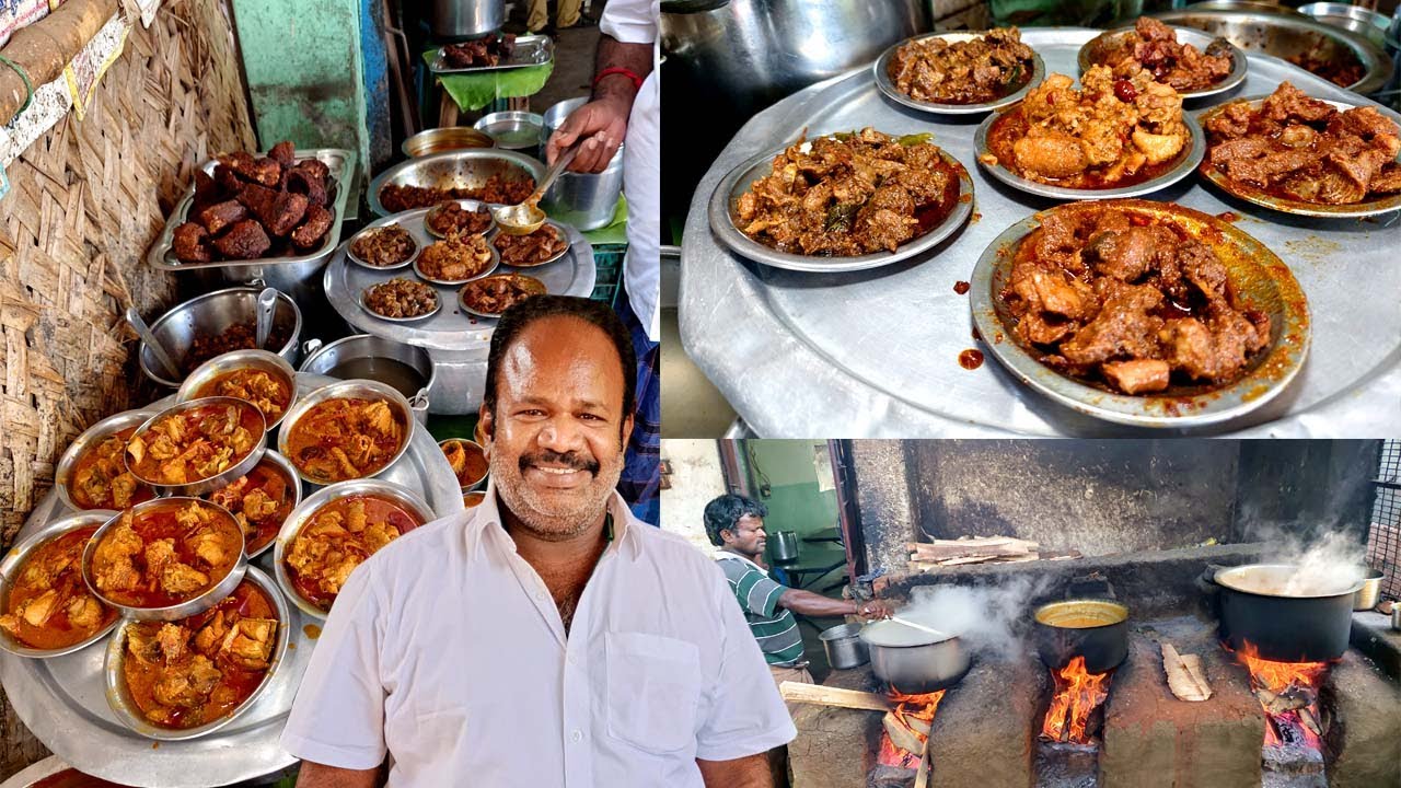 கிராமத்து  அசைவ கடையில சாப்பாடு, Sekar Hotel - Karthiks View