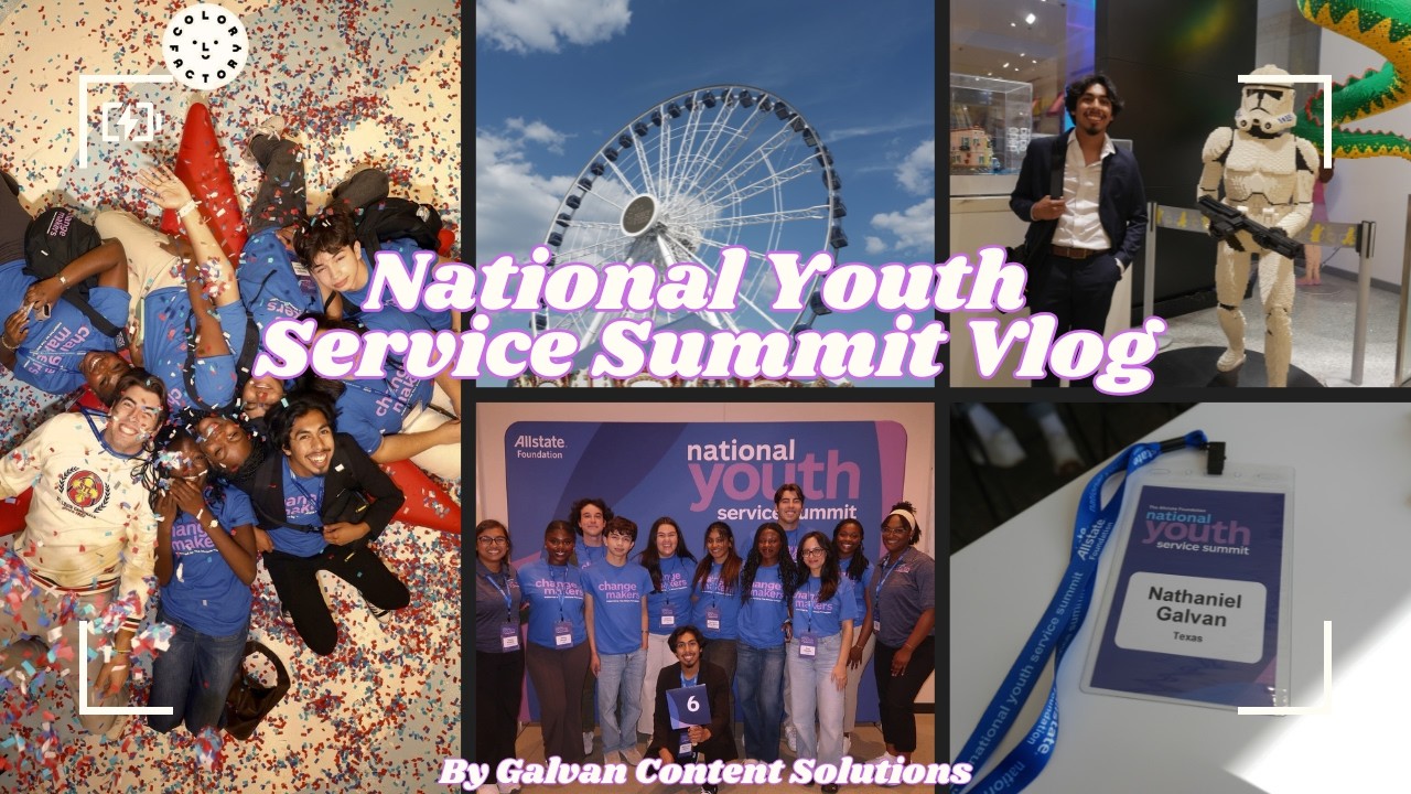 Allstate Foundation National Youth Service Summit 2025 Vlog