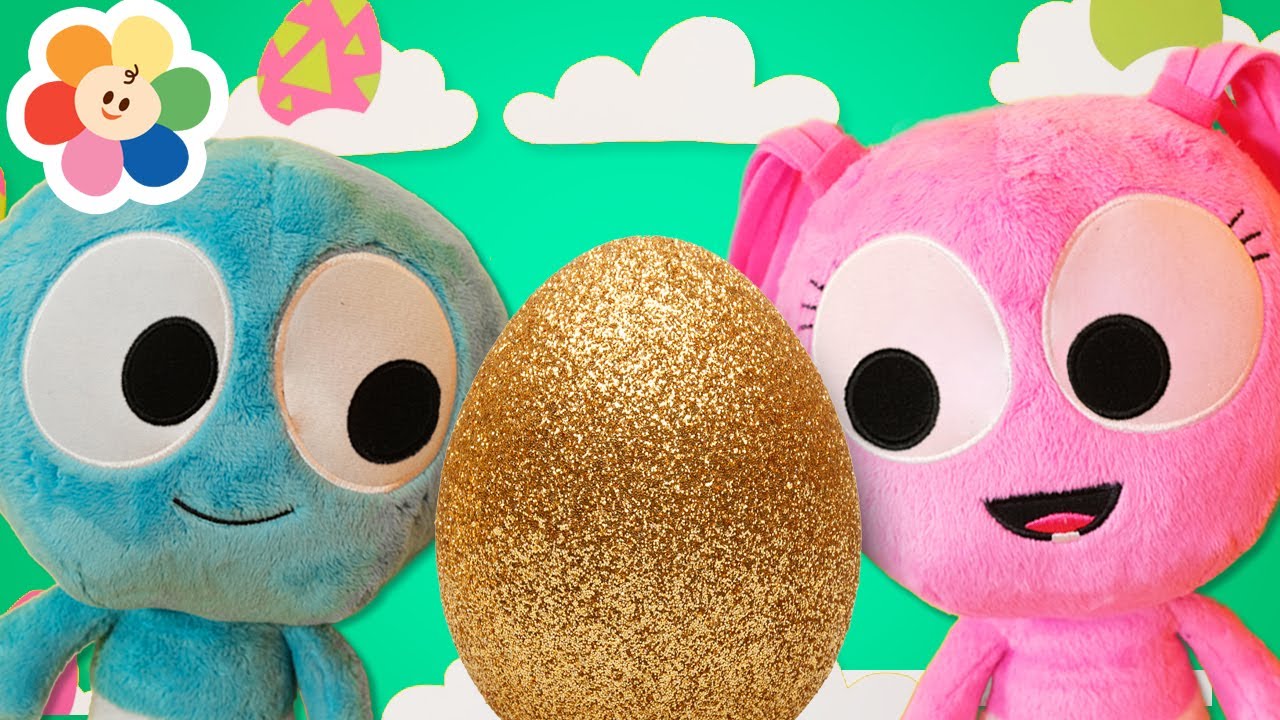 Opening Surprise Eggs Toys | GooGoo & Gaga Pretend Play at The Playground | BabyFirst TV