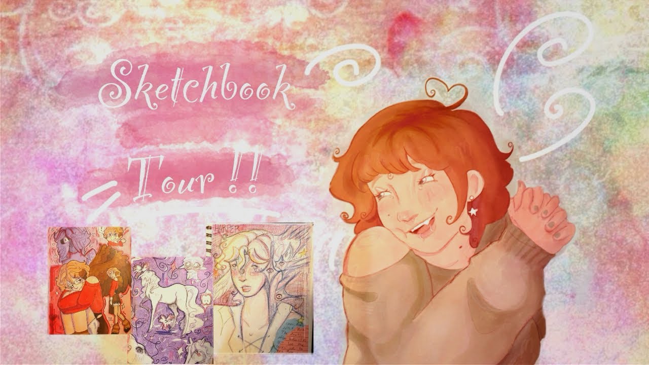 FIRST SKETCH BOOK TOUR !! 🎨🌻 going through my last sketch book || June 2024-Dec 2025 ||