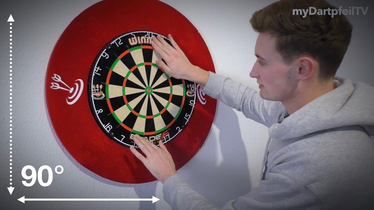 Dartscheibe aufhängen LIKE A BOSS (mit Anleitung) - myDartpfeil
