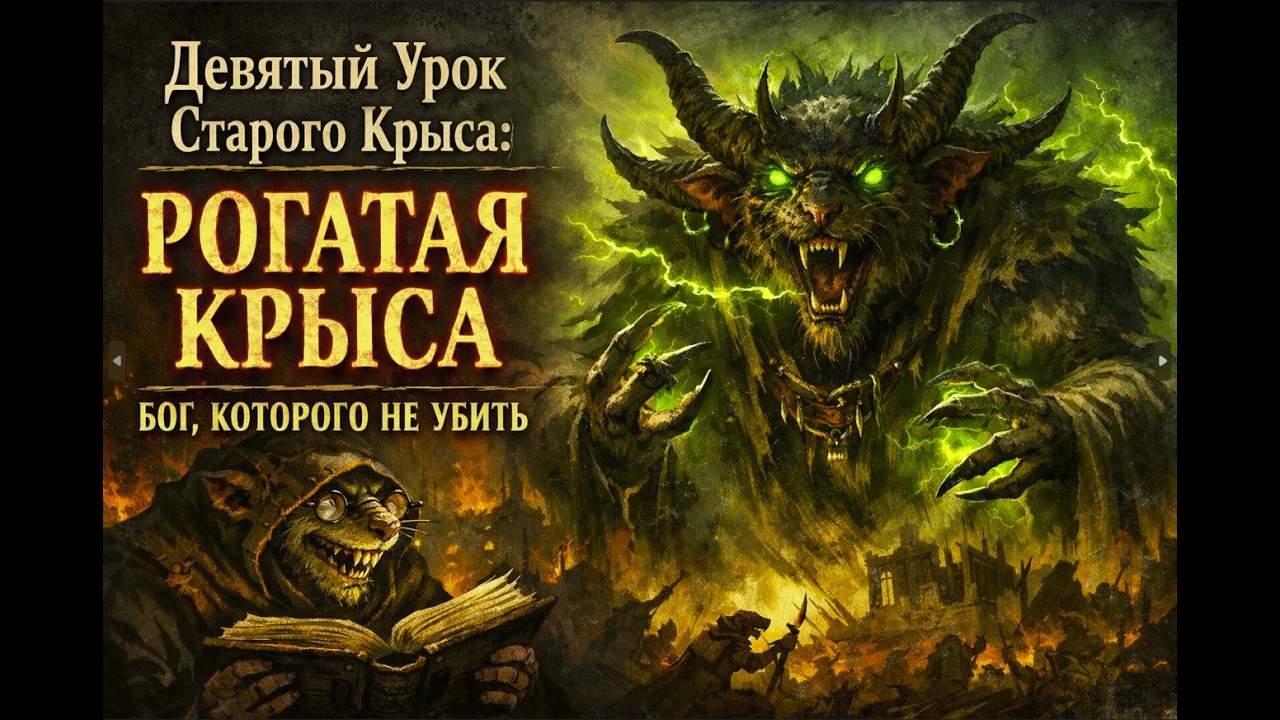 Девятый Урок Старого Крыса: Рогатая Крыса — бог, которого нельзя убить. Да-да!