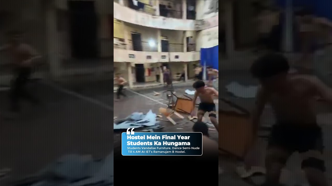 DAVV Hostel Mein Final Year Students Ka Hungama 😳