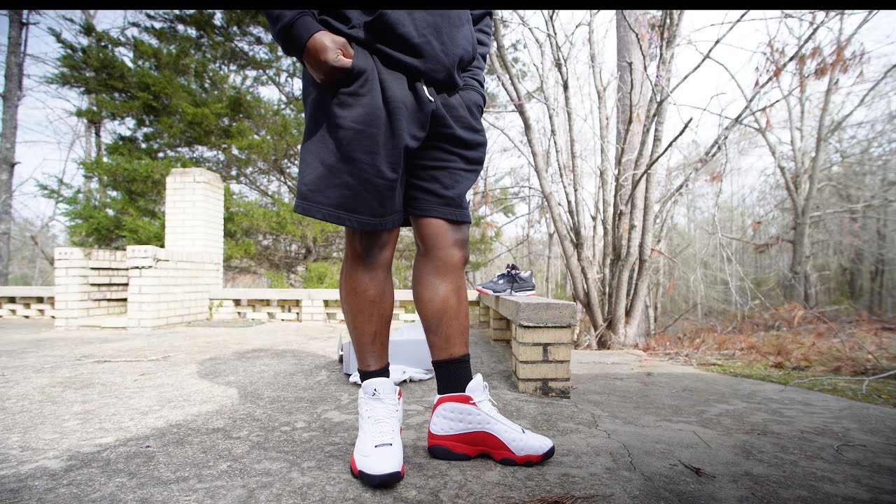 Распаковка/примерка кроссовок Air Jordan 13 Retro (Chicago)🍒
