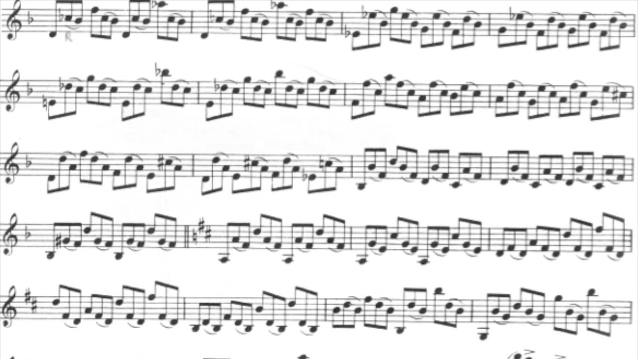 C. Rose etude #5 from 40 studies for clarinet