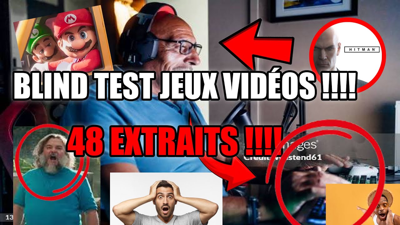 Blind test jeux vidéos 48 extraits