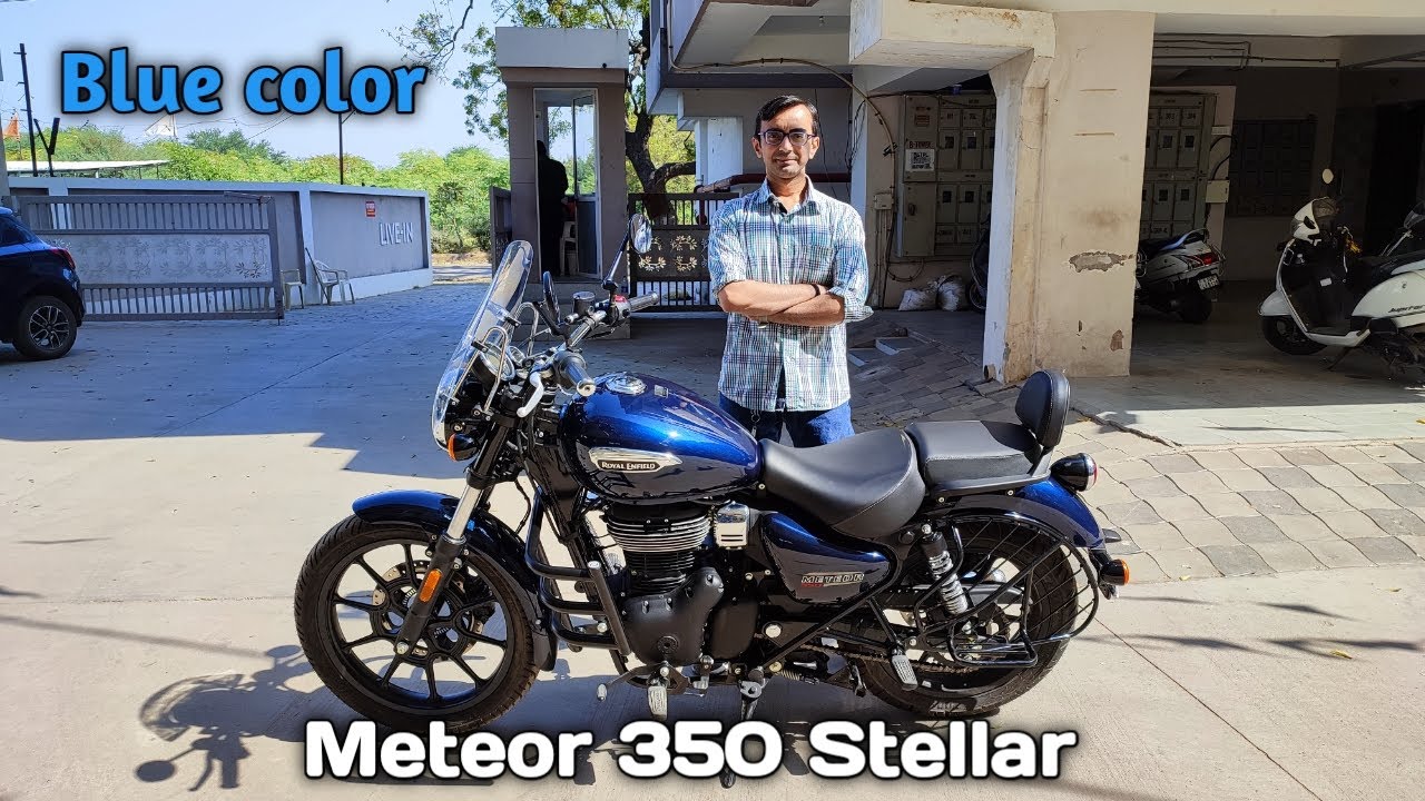 2021 Royal Enfield Meteor 350 Stellar Blue Color| New Meteor 2021 Detailed Review | Hindi