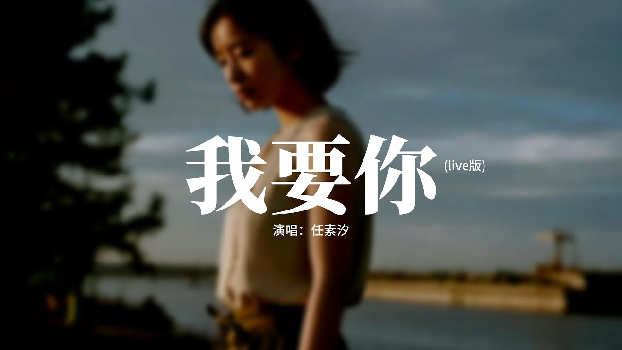 任素汐 - 我要你 (live版)『我要 你在我身旁，我要 你為我梳妝，這夜的風兒吹，吹得心癢癢 我的姑娘。』【動態歌詞MV】