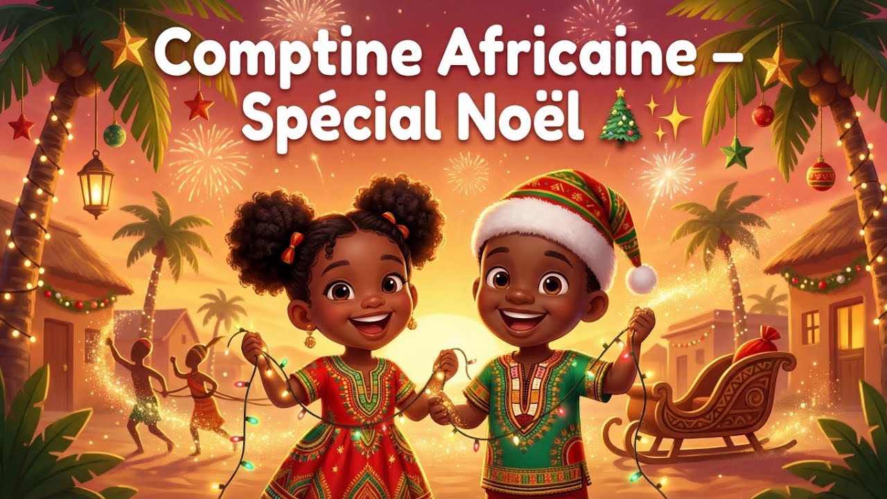 La Magie de Noël au Cameroun 🎄 | Comptines Africaines – Version Garçon & Fille