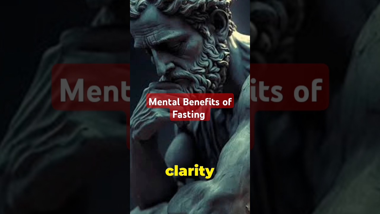 Fasting For Clarity of Mind and Purpose (Stoicism)