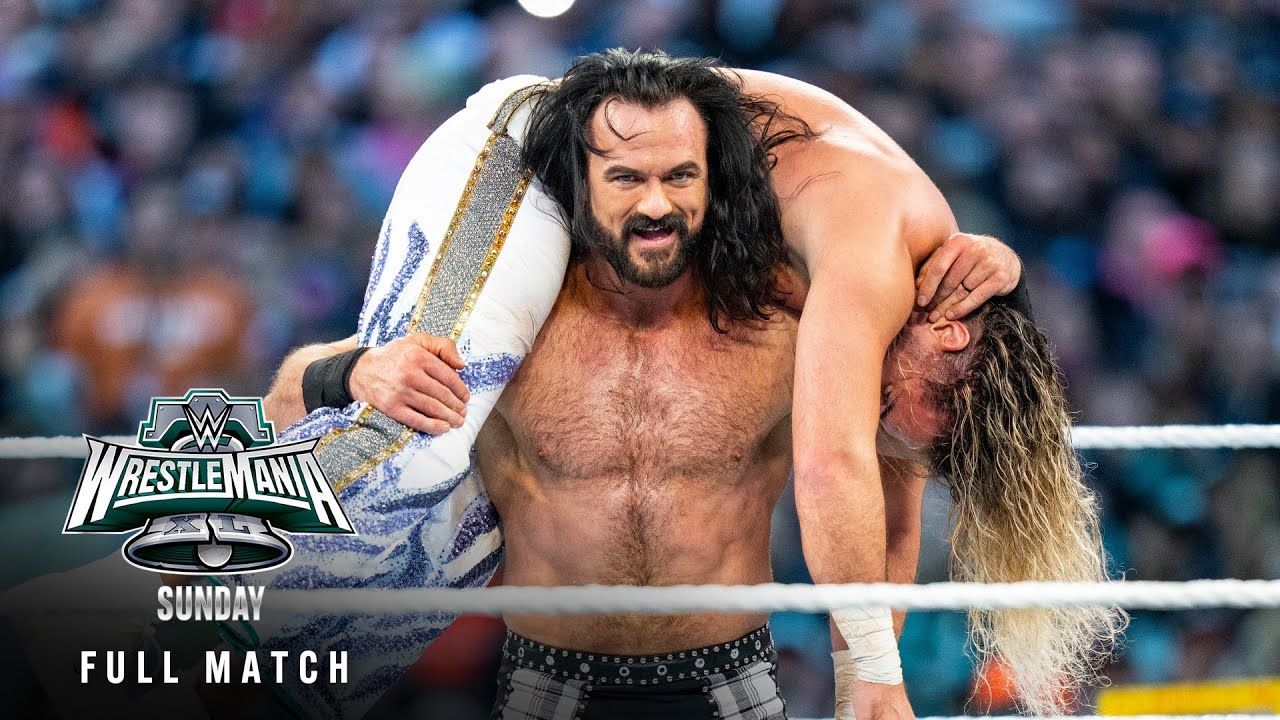 ПОЛНЫЙ МАТЧ: Сет «Чёрт» Роллинс против Дрю Макинтайра: WrestleMania XL Sunday