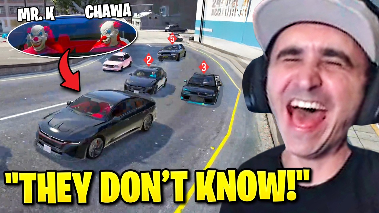 Summit1g Tricks Players by Racing as Mr K in GTA Prodigy RP