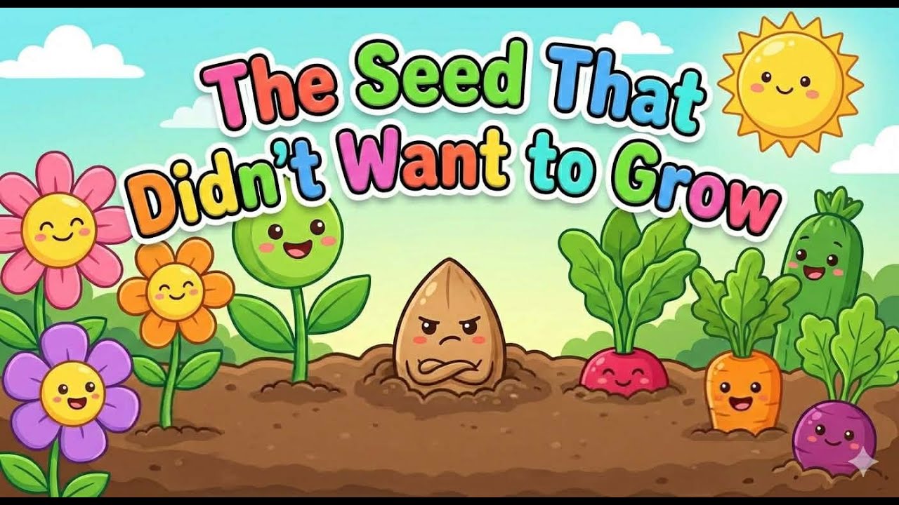 The Seed That Didn&rsquo;t Want to Grow 🌱 | Kids Story About Patience & Growth