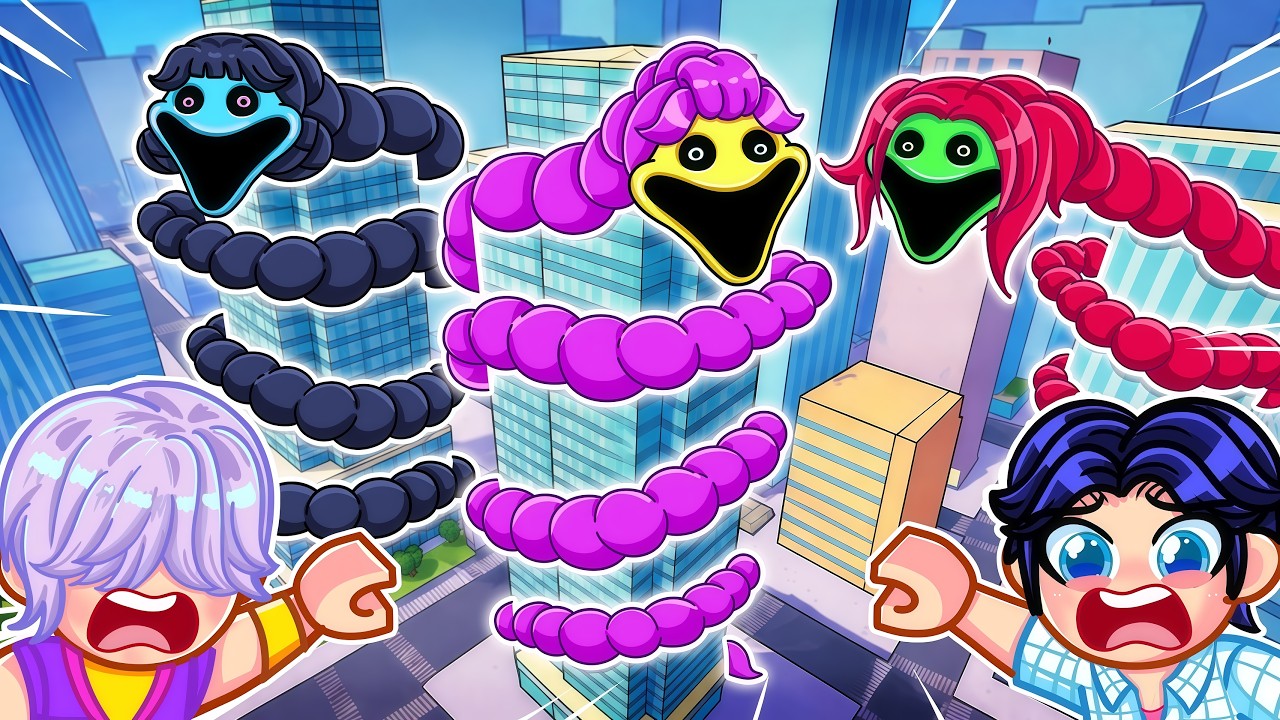 RUMI, ZOEY & MIRA Turn Into WORM HYBRIDS in Roblox! | Kpop Demon Hunters
