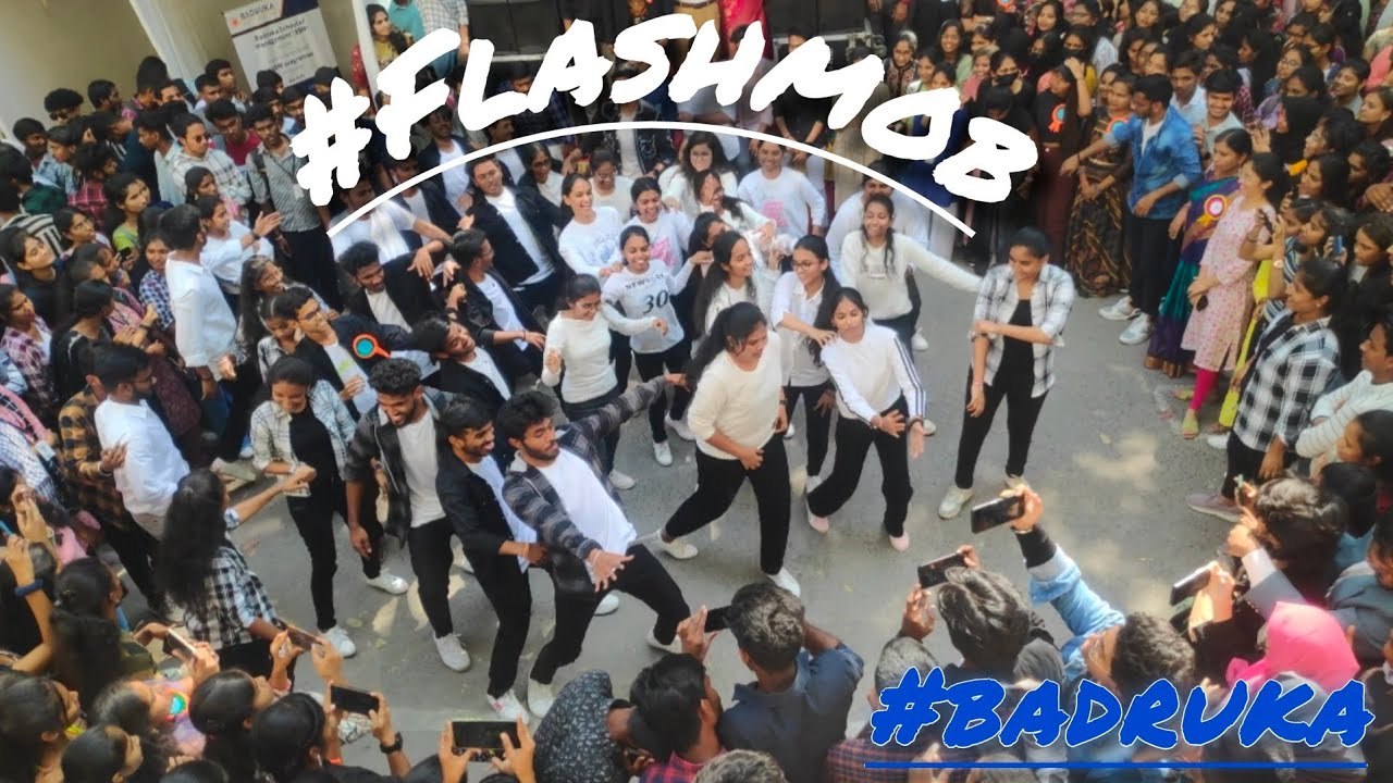 #Flashmob dance #badrukacollege #trending #shekarreddy #masssongs
