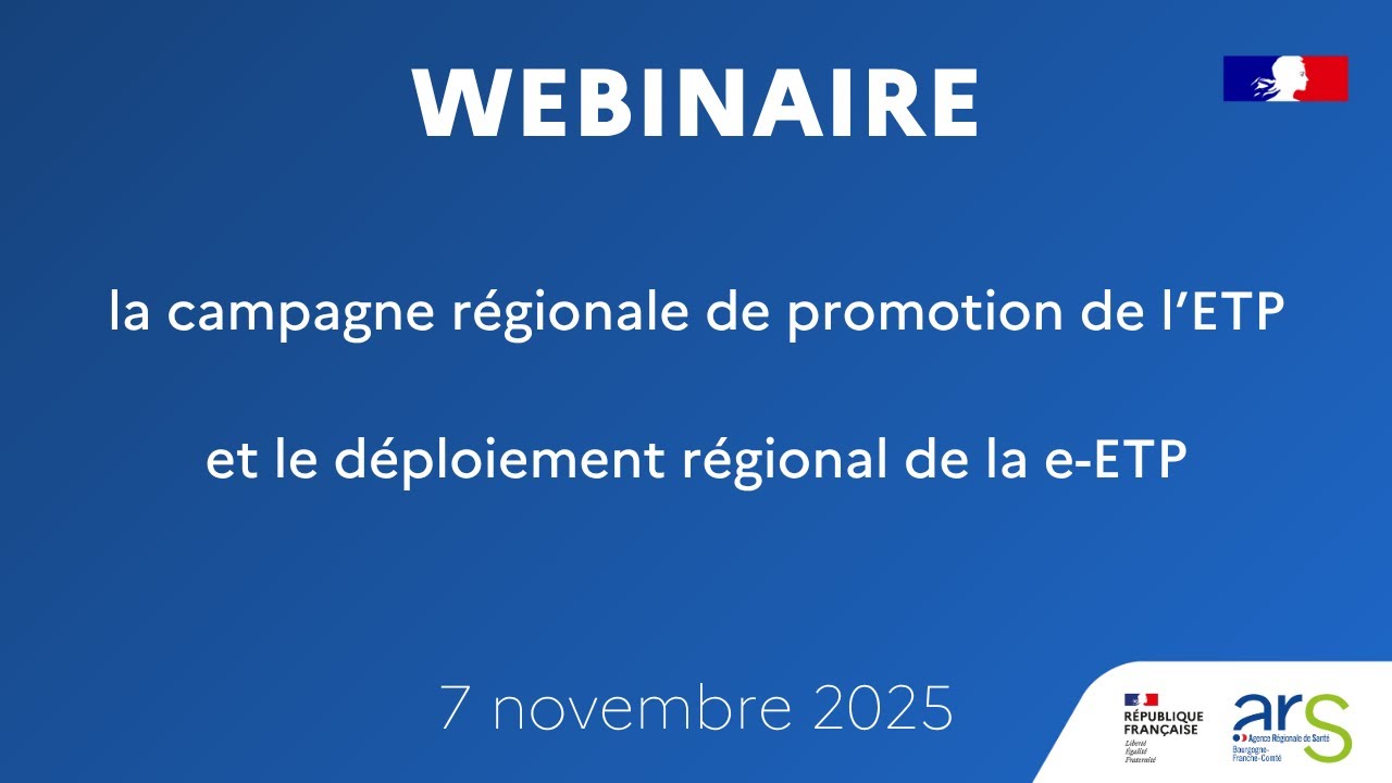 Webinaire ETP en Bourgogne Franche-Comté : campagne de communication et e-ETP