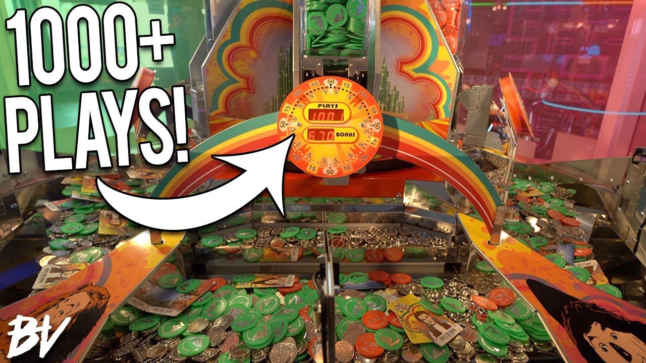 1000+ RAPID FIRE WIZARD OF OZ COIN PUSHER PLAYS! | Brooks Holt