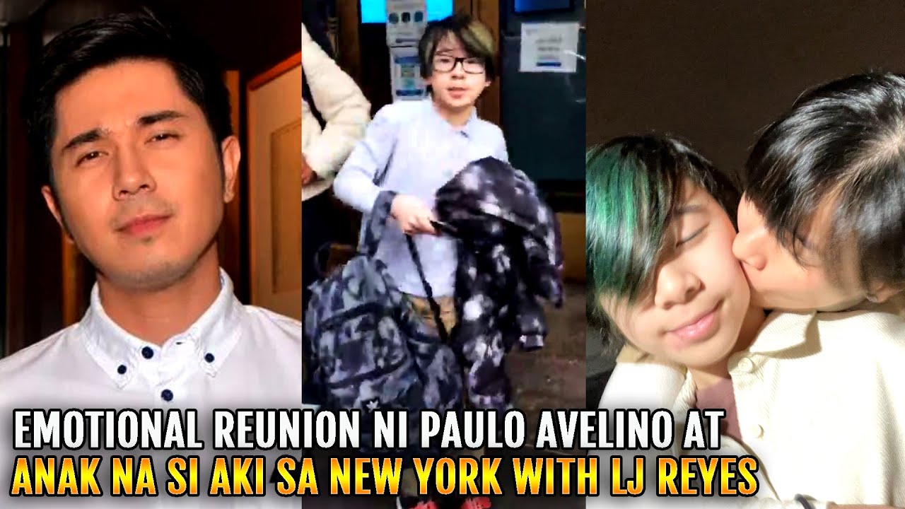 EMOSYUNAL na PAGKIKITA nina Paulo Avelino at Anak na si AKI sa New York with LJ Reyes NAKAKAIYAK!!