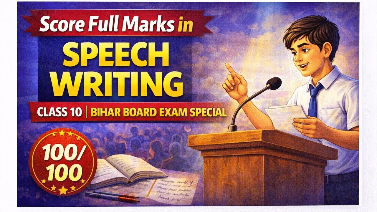 SPEECH WRITING | VVI QUESTION FOR CLASS 10TH |  ENGLISH