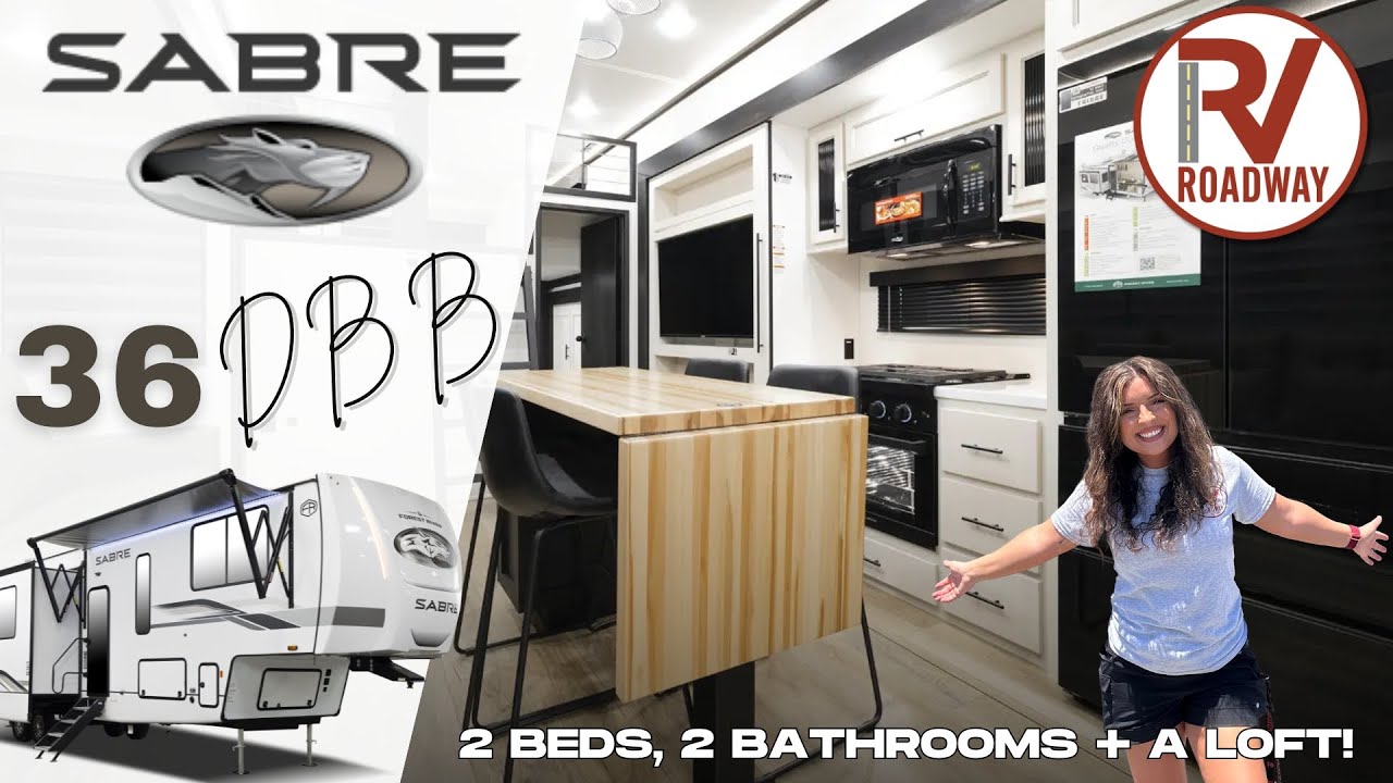 The New 2026 Forest River RV Sabre 36DBB 🔥 2 bedrooms, 2 bathrooms, Upper Loft