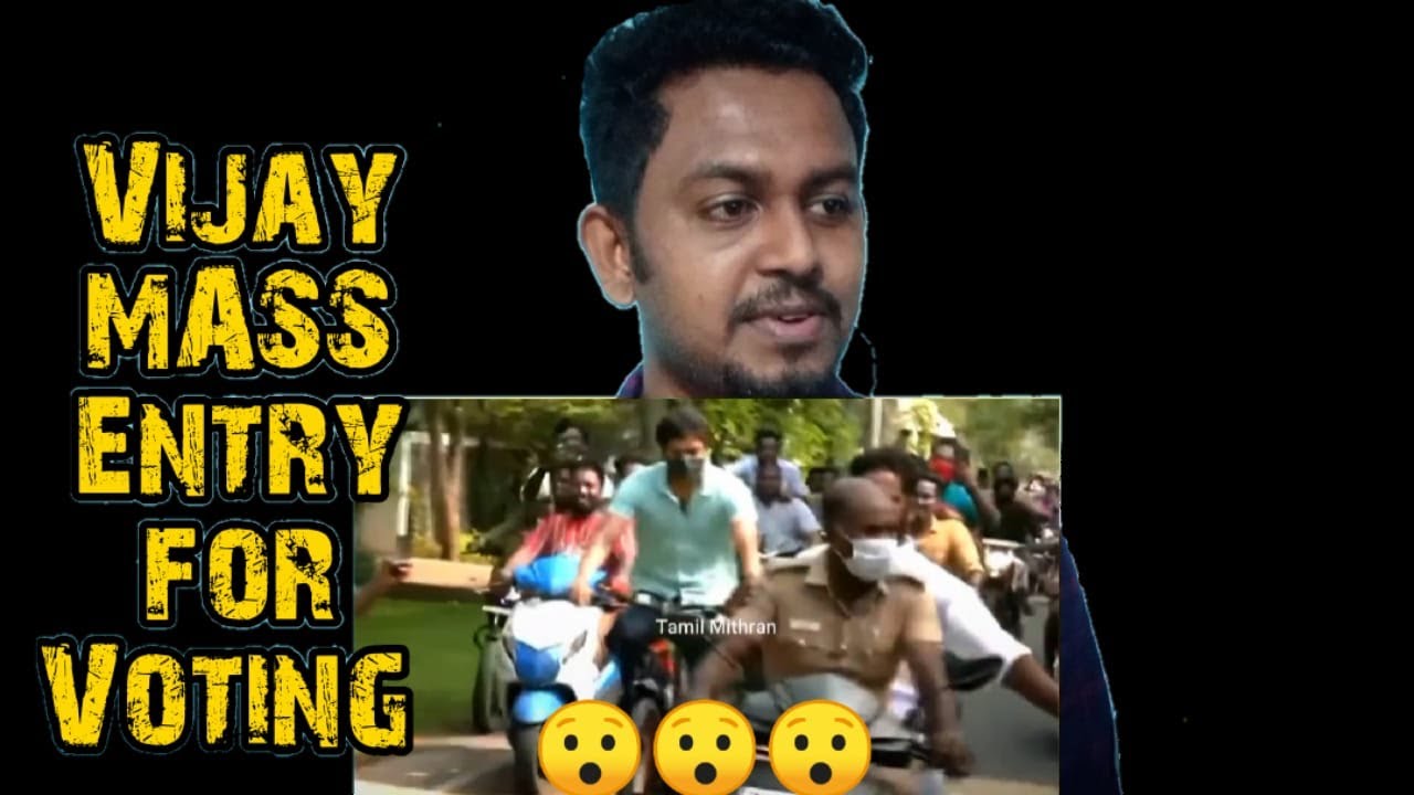 Thalapathy Vijay Vote Day Mass Entry Video Reaction 🔥🔥🔥