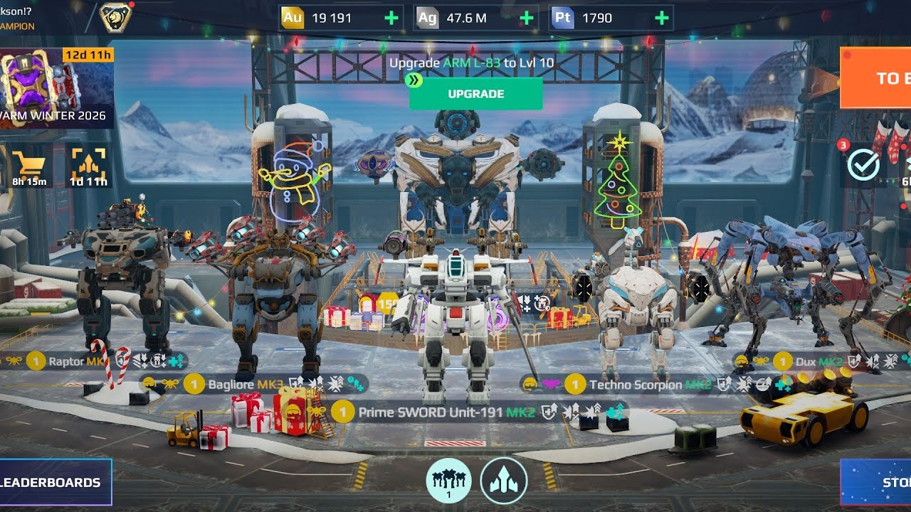 Baihu Luchador carries my hangar in war robots