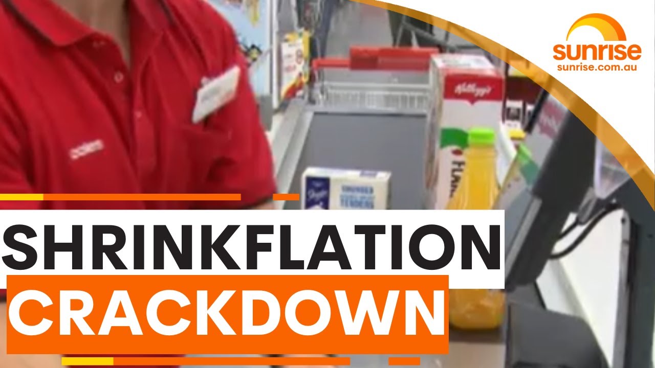 Shrinkflation crackdown as government shines spotlight on supermarkets | Sunrise