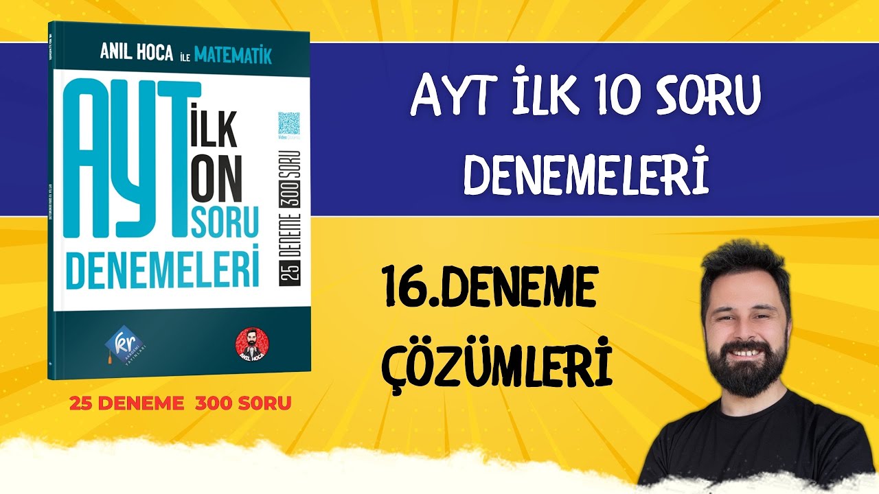 AYT İlk 10 Soru Kampı | 16.Deneme Çözümleri