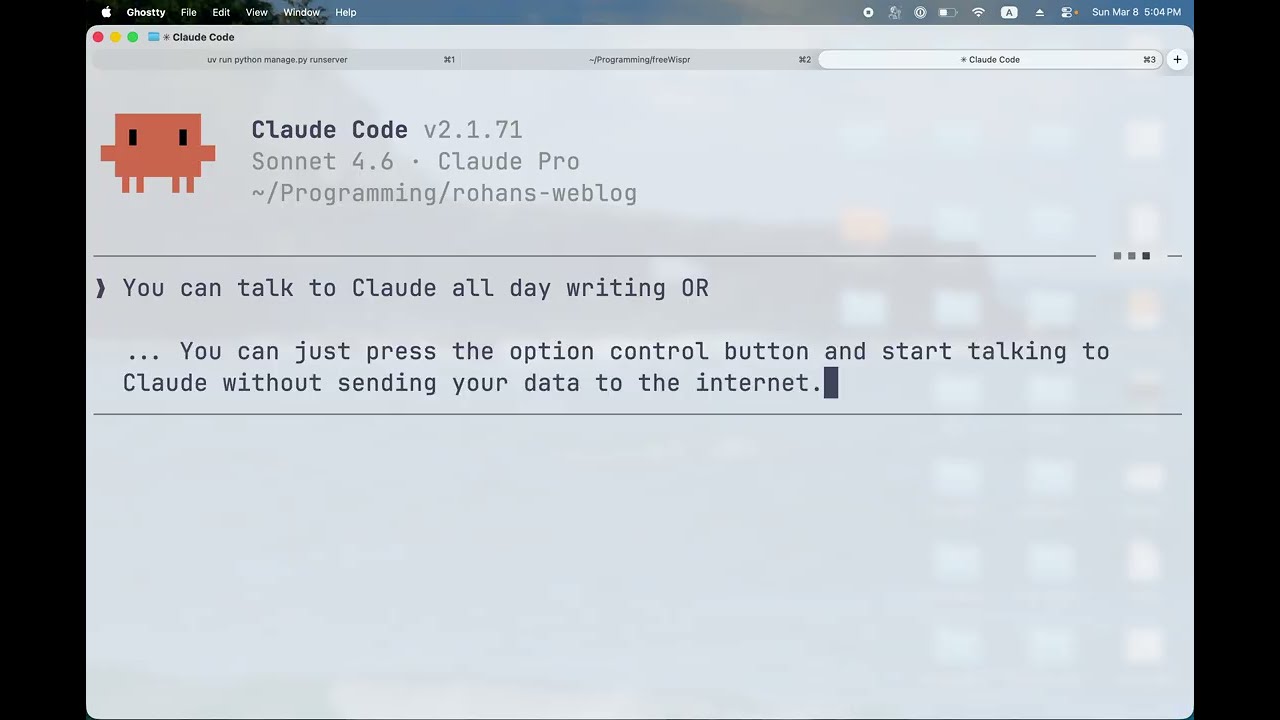 FreeWispr: Local AI Dictation for macOS (No Cloud, No API Keys)
