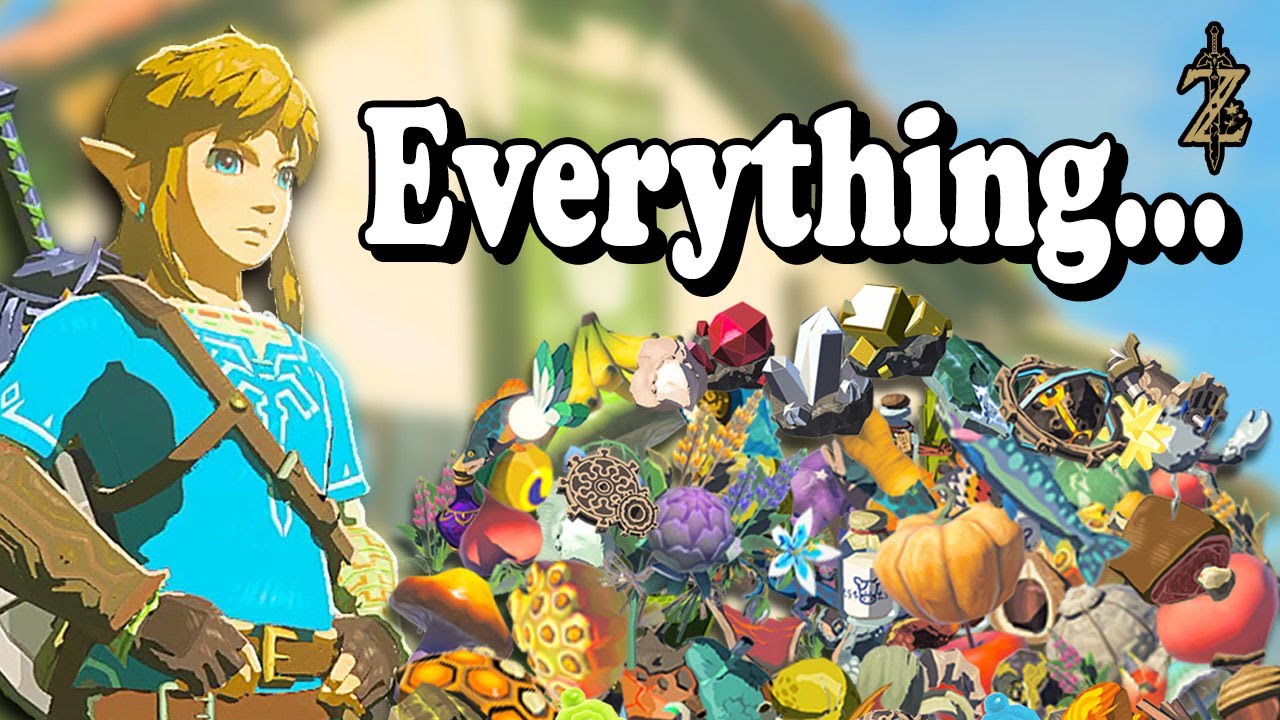 Every Single Material Location in Zelda Breath of The Wild | BotW