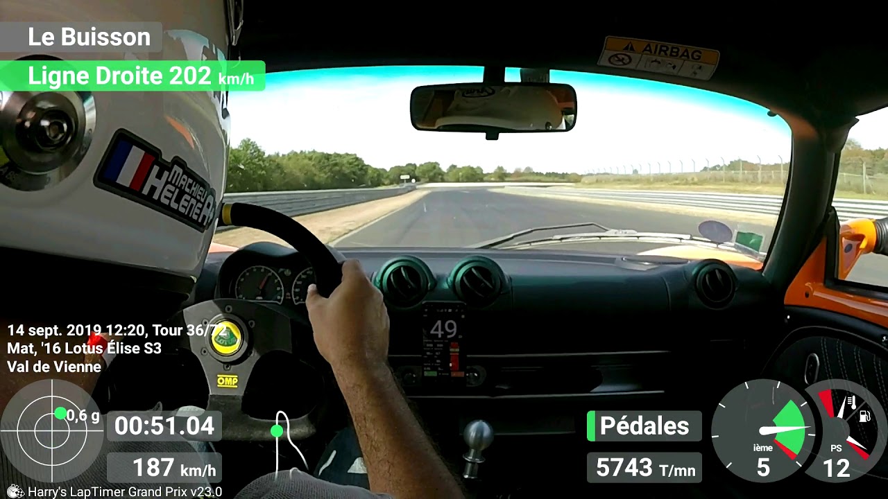 Circuit du Val de Vienne Lotus Elise 220 sport