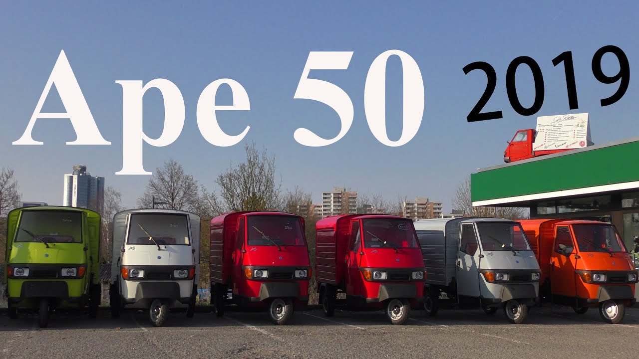 Piaggio Ape 50 - 2019 - Die brandneue Ape aus Italien  - The brand NEW Italian Ape