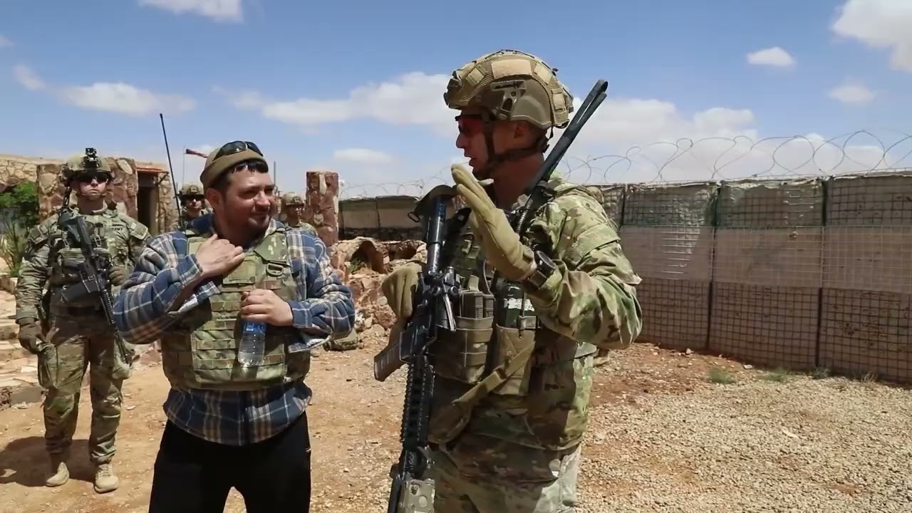 Soldiers of 10th Mountain Division's 'Task Force ARMADILLO' in Syria