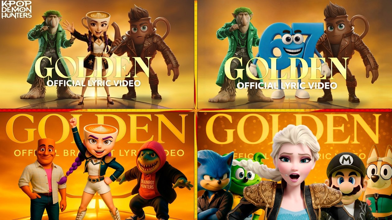 GOLDEN BRAINROT 🆚SIX SEVEN 🆚ANIMATION 🆚(GOLDEN  MEGA  BATTLE 🎵 Who Is BeST#78