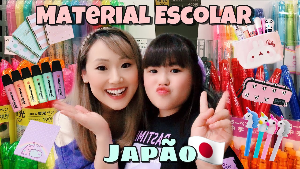 MATERIAL ESCOLAR DO JAPÃO📚🇯🇵 2020 - 2021 / Tour pelas novidades da Loja Tsutaya