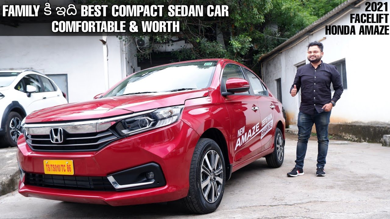 Honda Amaze Facelift 2021‐ All features explained |What are new changes? #ravikirankasturi