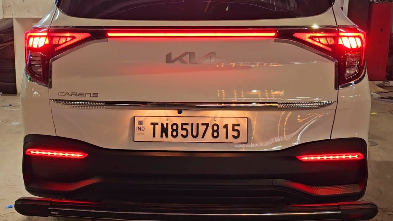 KIA CARENS MODIFIED | CONNECTING TAIL LIGHT | DIAMOND PACKAGE | from Base variant to top end.