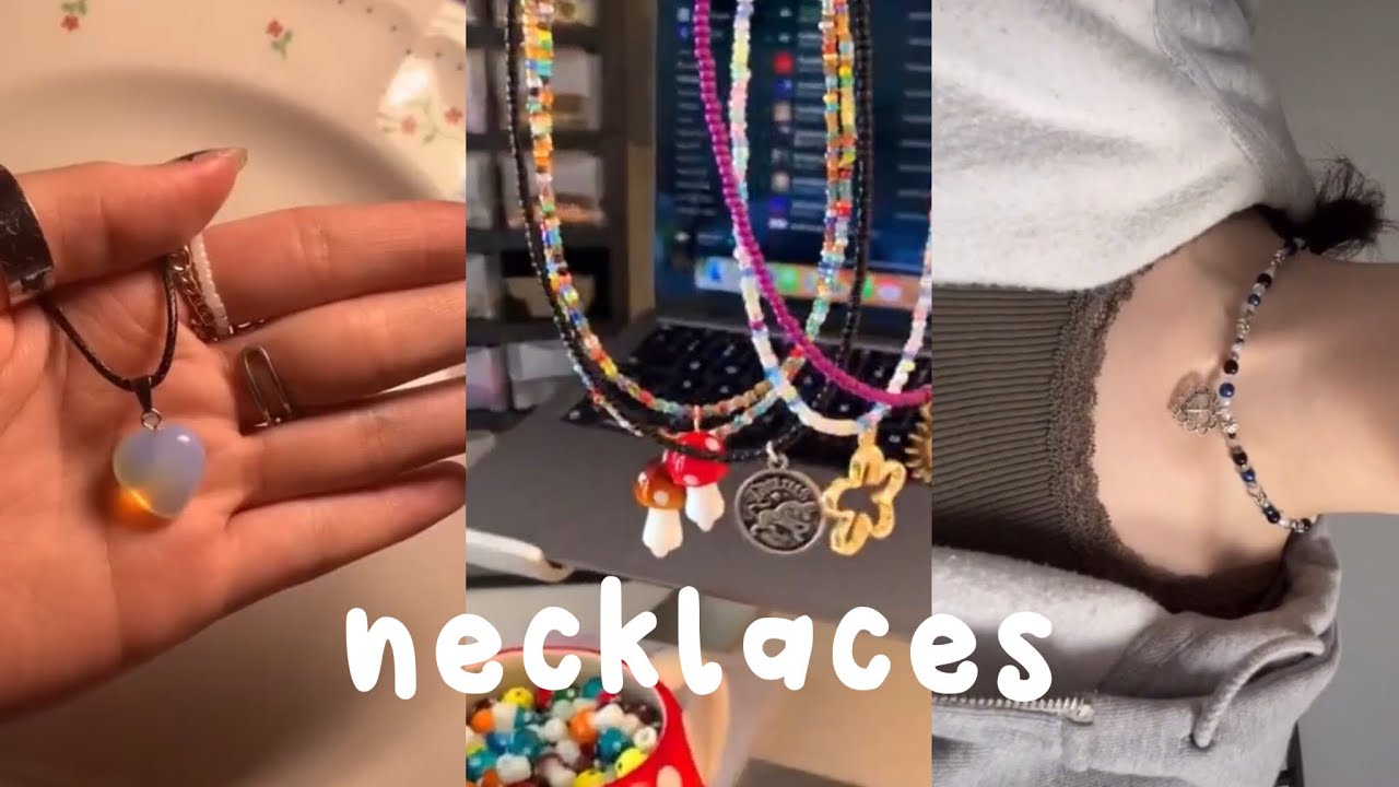 necklaces - seed bead, etc. tiktok