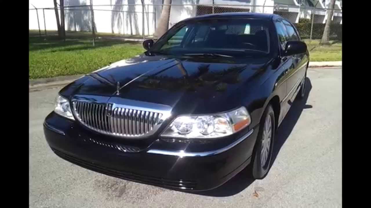 FOR SALE 2006 LINCOLN TOWNCAR BLACK ON BLACK SOUTHEASTCARSALES.NET