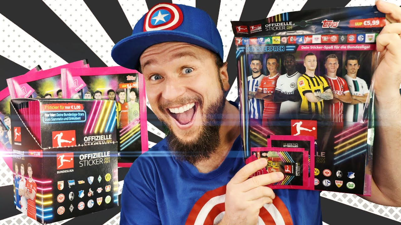 MEGA STARTER PACK + DISPLAY UNBOXING | Bundesliga Sticker 2022/23