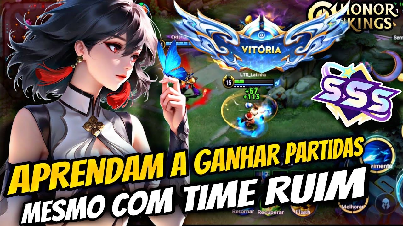 GANHEI CARREGANDO OS BETINHAS TILTADO !!//HONOR OF KINGS