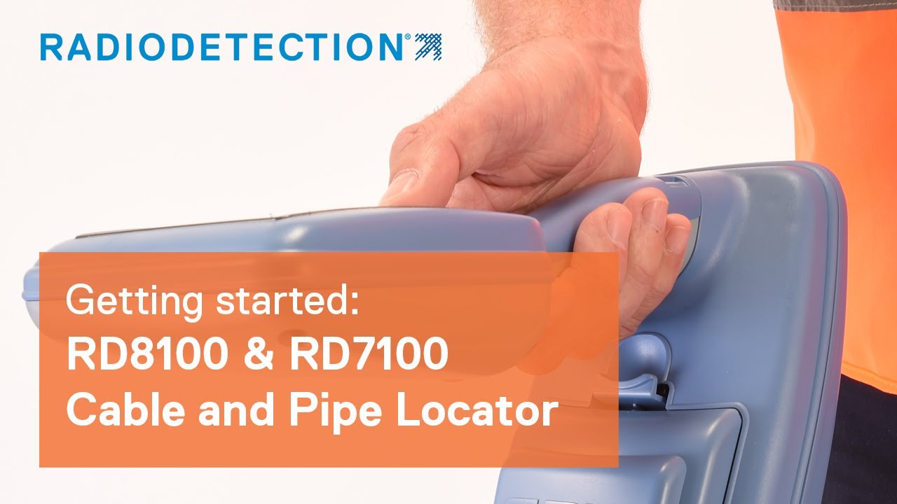 Getting started: RD8100 & RD7100 cable and pipe locator