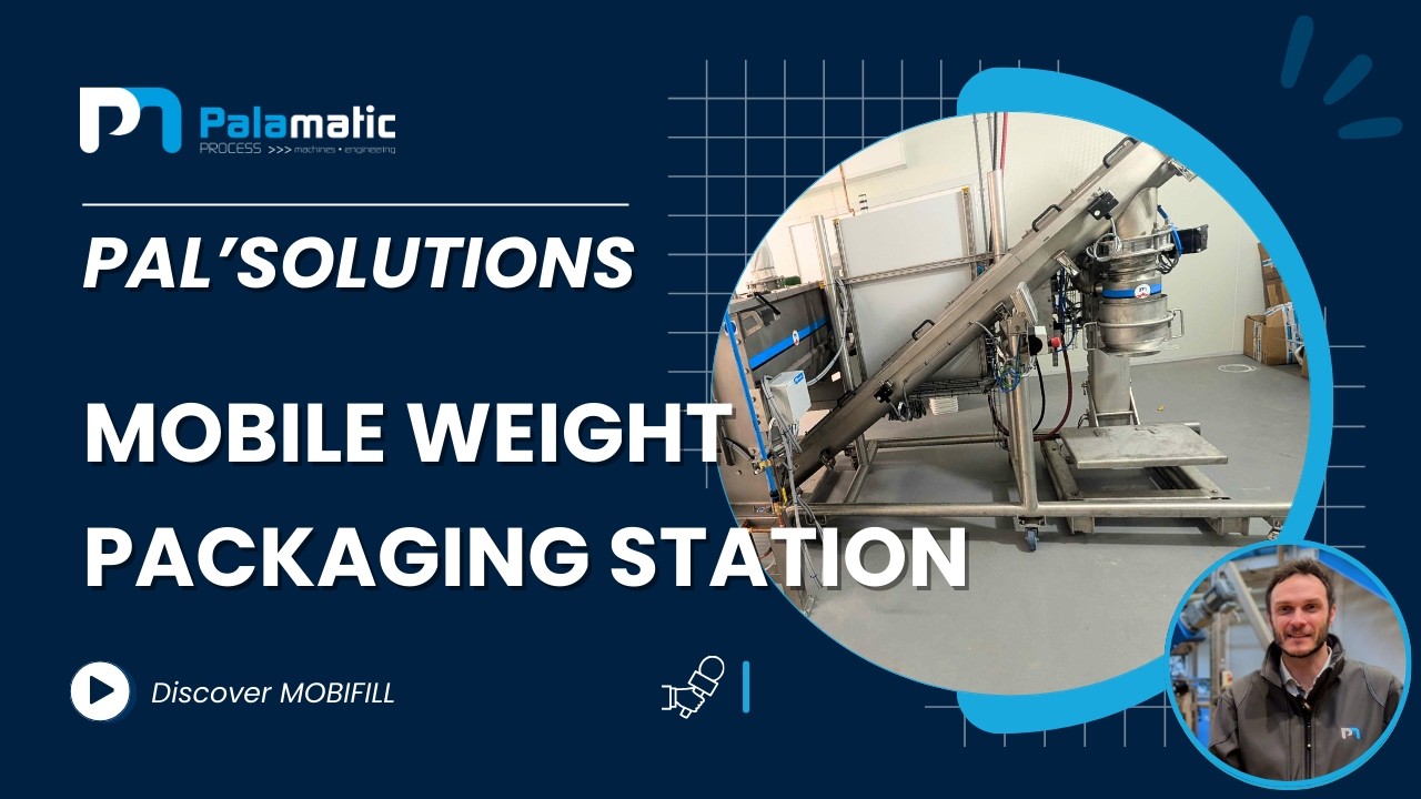 Discover our mobile weight packaging station Mobifill by Palamatic Process