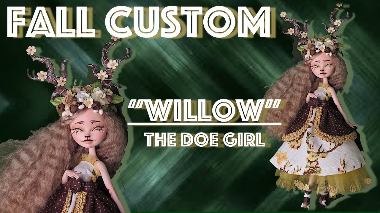Willow | Doe Inspired Custom | Fall | OOAK Doll | Art Doll | BlankSpaceDolls