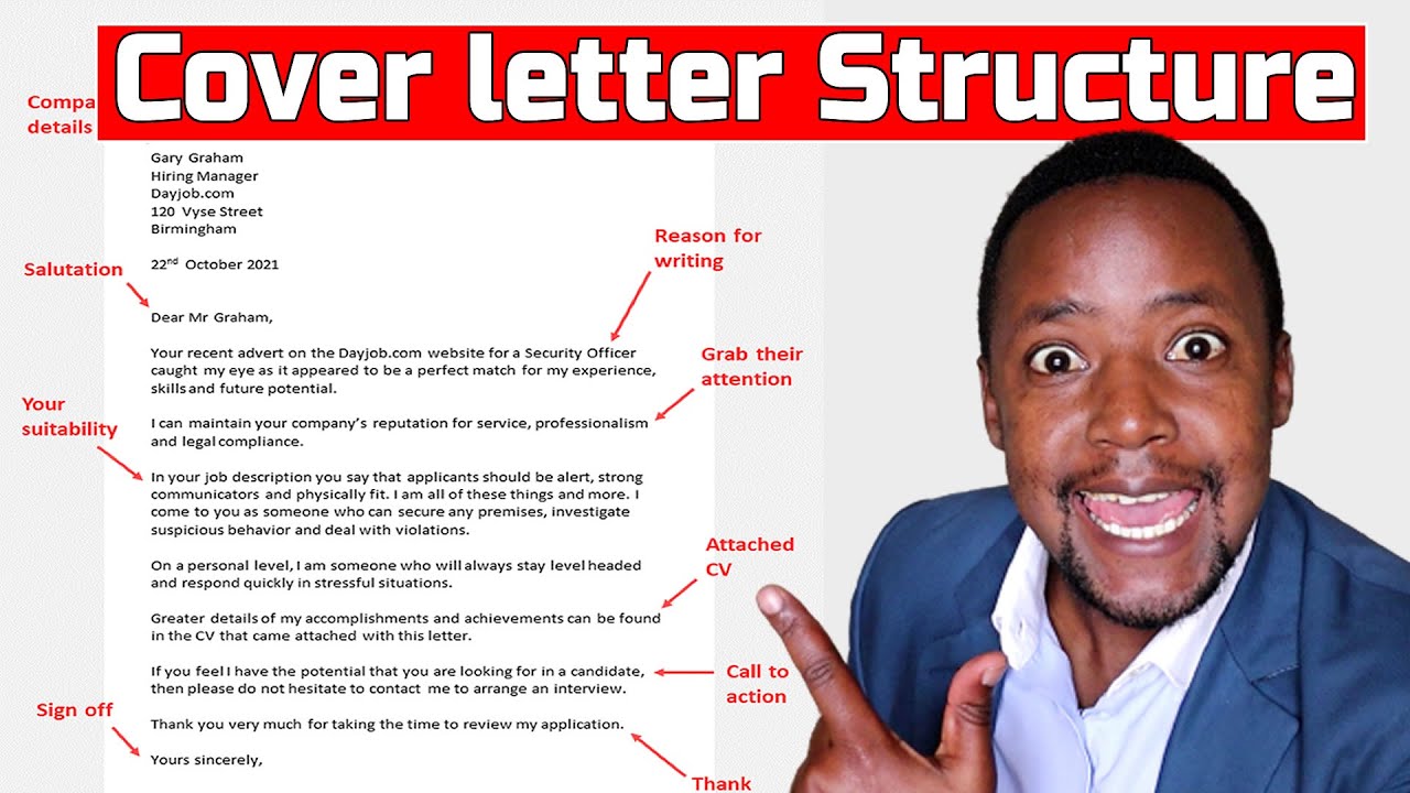 Cover Letter for job application 2025 examples - 3 Parts of a Cover Letter